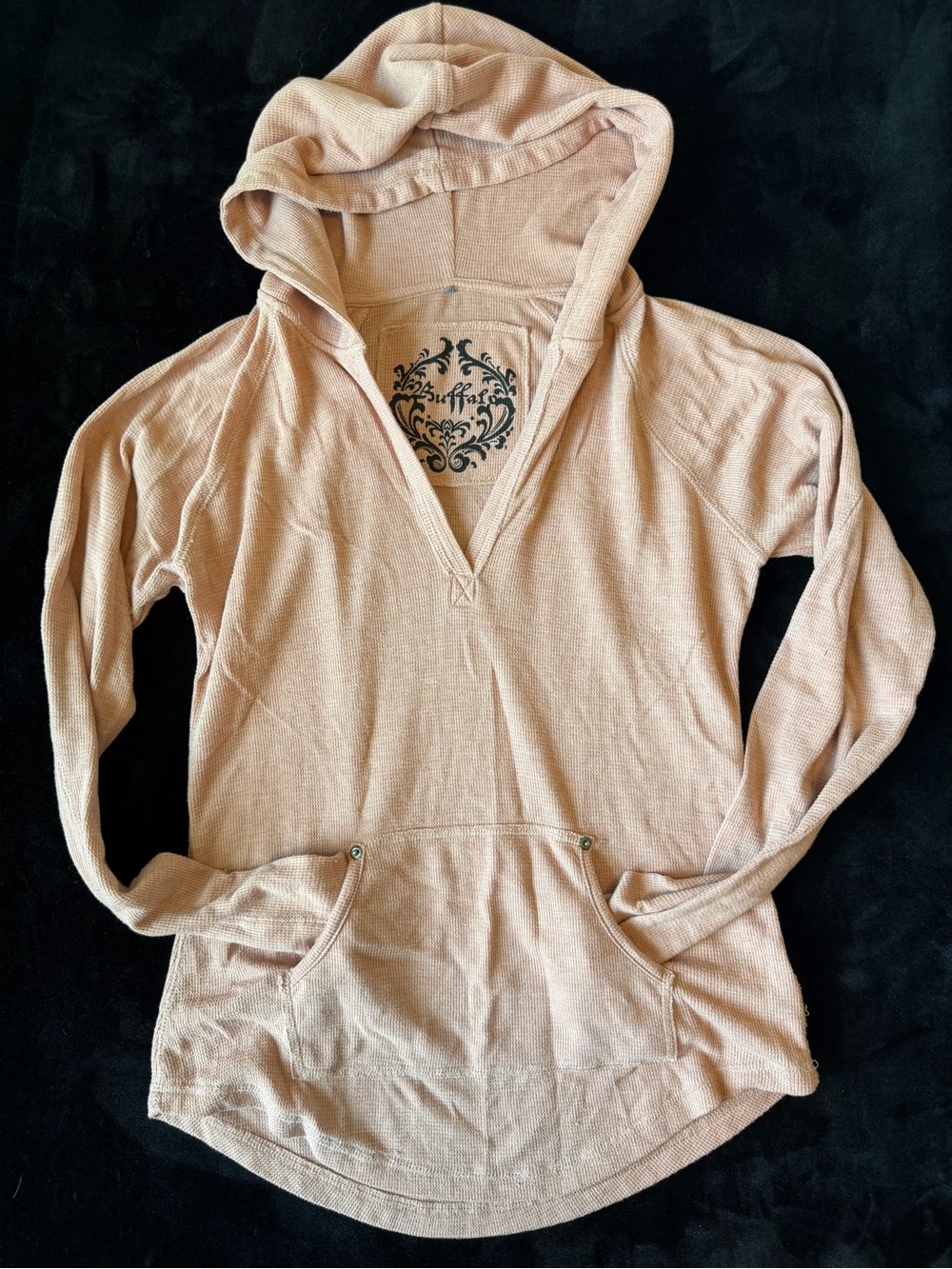 Buffalo David Bitton Light Beige Hooded Women's Pullover